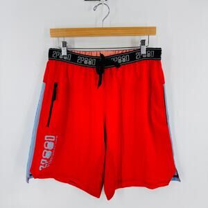 2(X)IST V3.5 Men’s XL Red Board Shorts Swim Trunks Zip Pocket